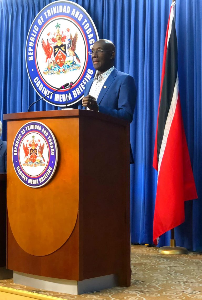PM announces phases for reopening of T&T